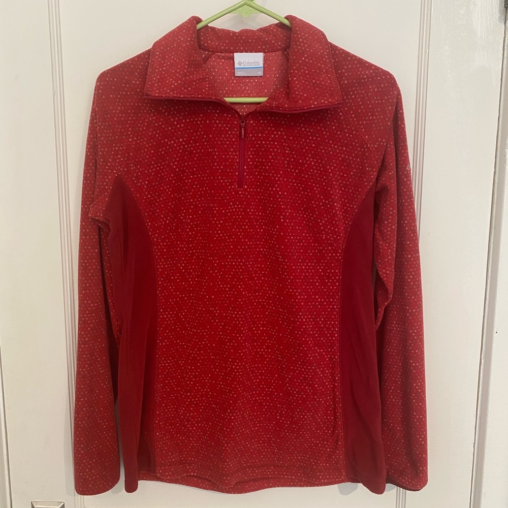 Women’s Columbia Half Zip Fleece Pullover Size M